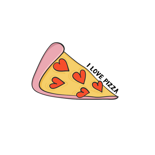I Love Pizza Sticker